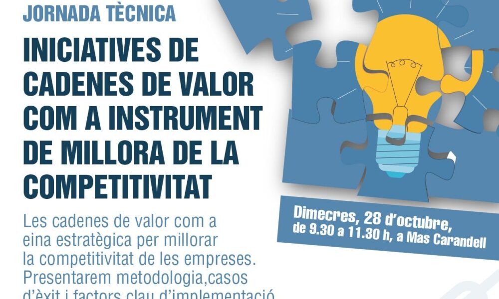 Mas Carandell acull una jornada sobre les cadenes de valor i la cooperació empresarial