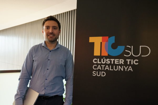 Sergi Novo, a les instal·lacions del del Clúster TIC Catalunya Sud