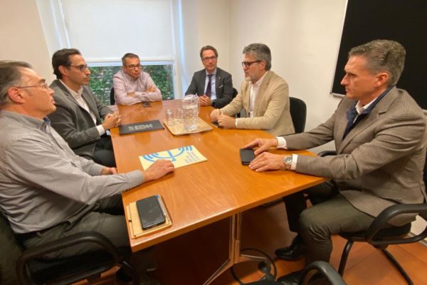 Representants del Gremi han mantingut una reunió de treball amb el regidor d’Hisenda, Manel Muñoz, i el de Promoció Econòmica, Josep Baiges