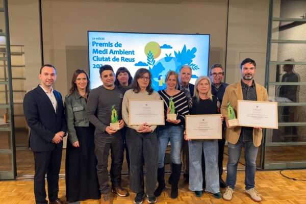 Foto de família dels premiats