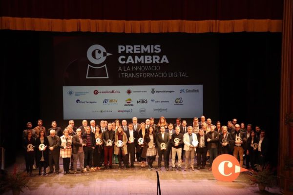 Els guardonats dels Premis Cambra 2022. Foto: Cambra de Comerç de Reus